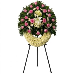 Arreglo Corona fúnebre Basil