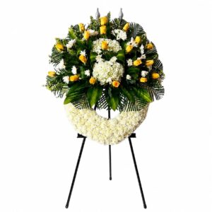 Arreglo Corona fúnebre Ceder