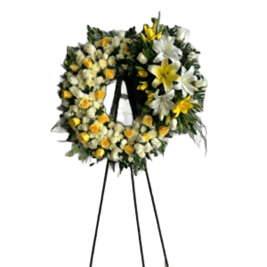 Corona fúnebre Gino