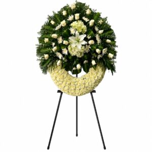 arreglo corona fúnebre Otis